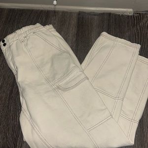 cream cargo pants